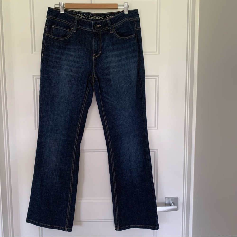 Esprit Denim - Star Straight Dark Wash Jeans - Size 32/30